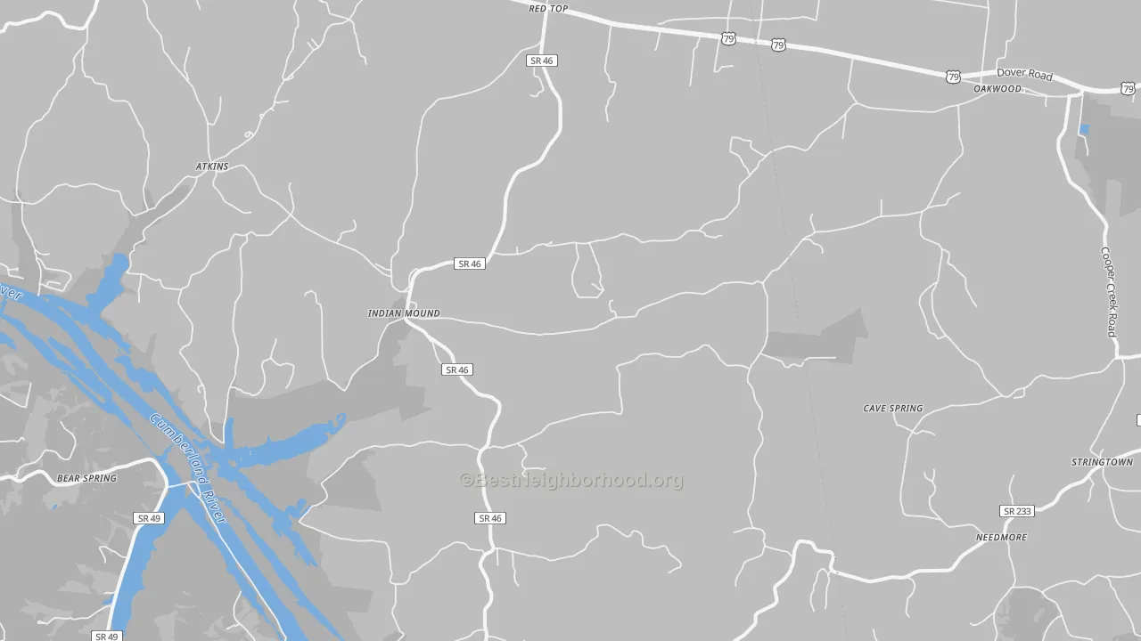 Transit Grade map of 37079, TN