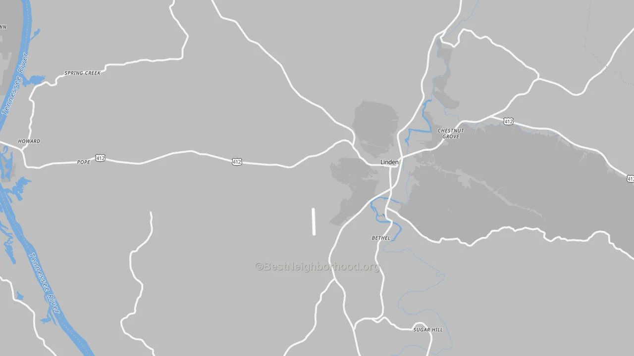 Transit Grade map of 37096, TN