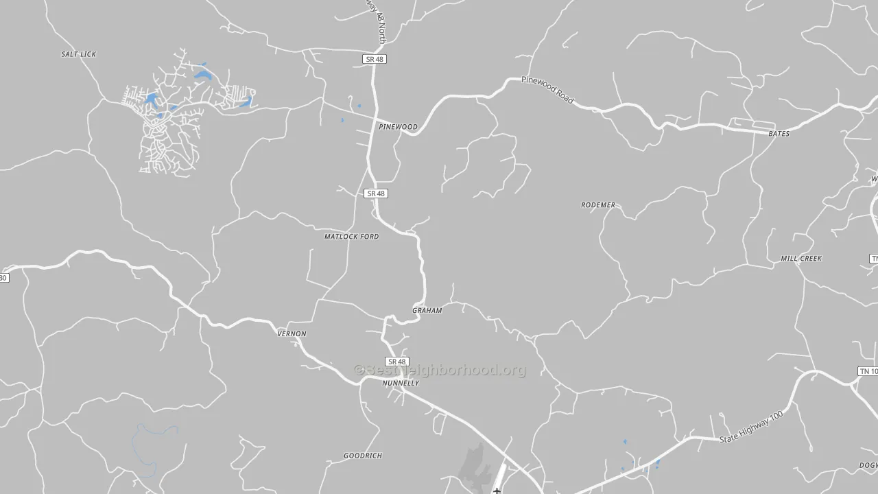 Transit Grade map of 37137, TN