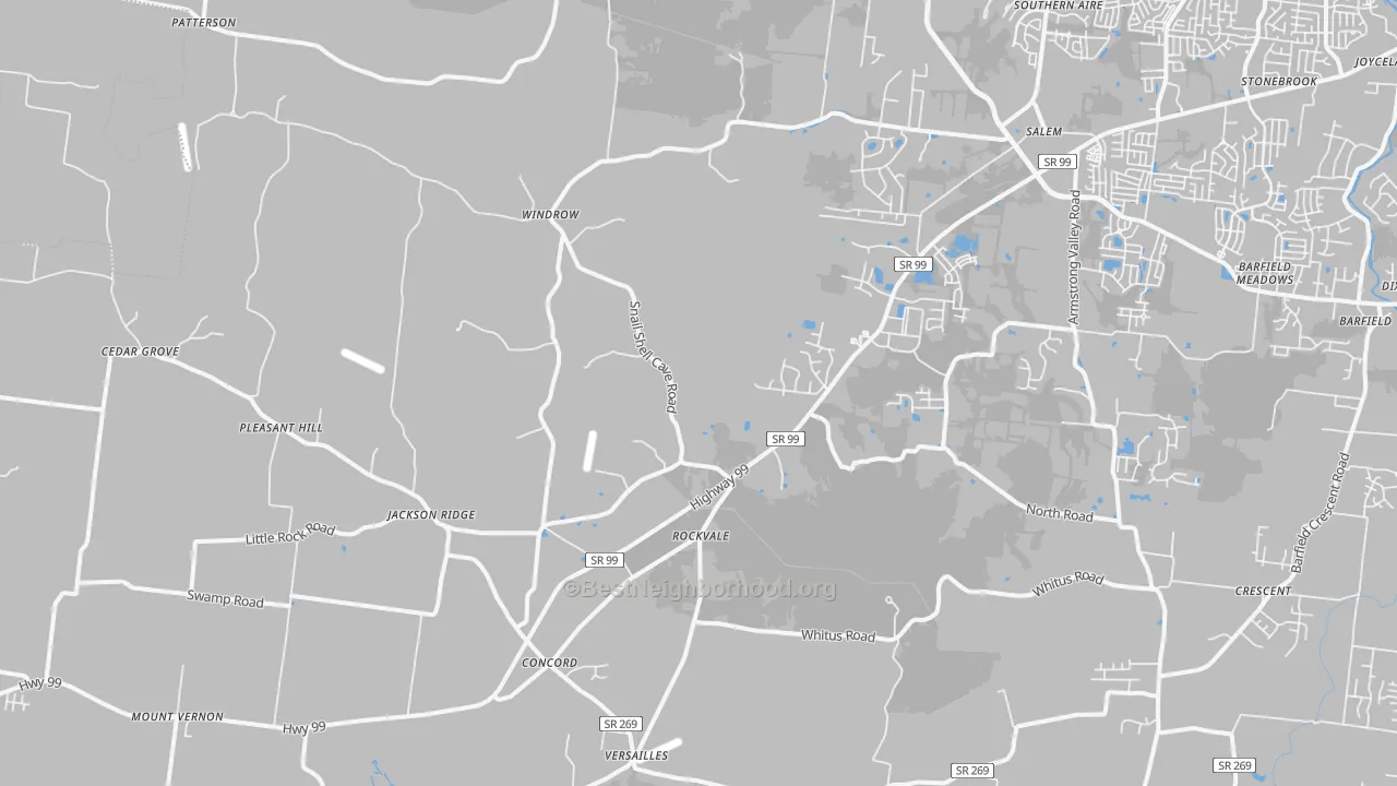 Transit Grade map of 37153, TN