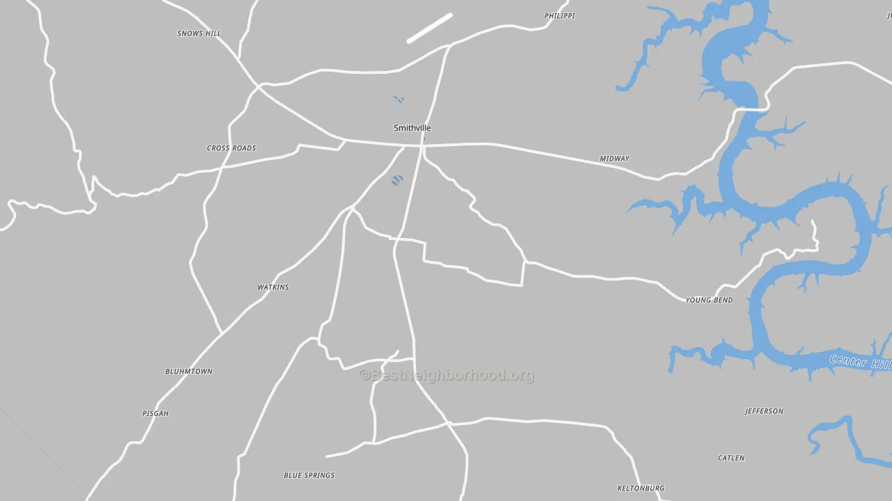 Transit Grade map of 37166, TN