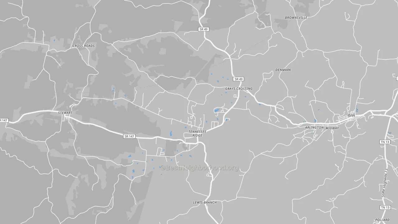 Transit Grade map of 37178, TN