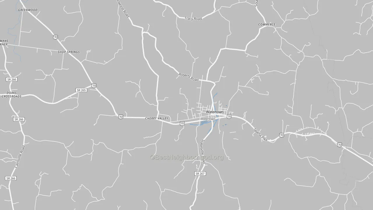 Transit Grade map of 37184, TN