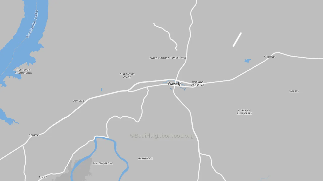 Transit Grade map of 37185, TN