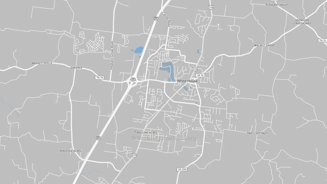 Transit Grade map of 37188, TN