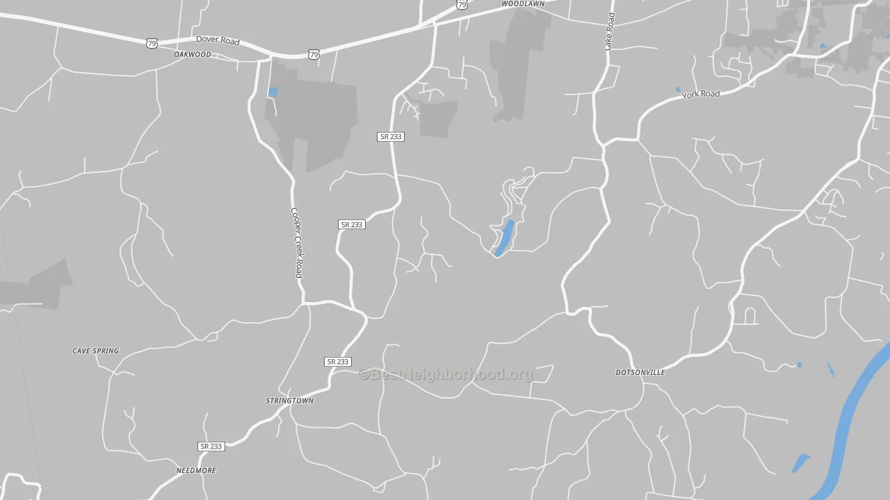 Transit Grade map of 37191, TN