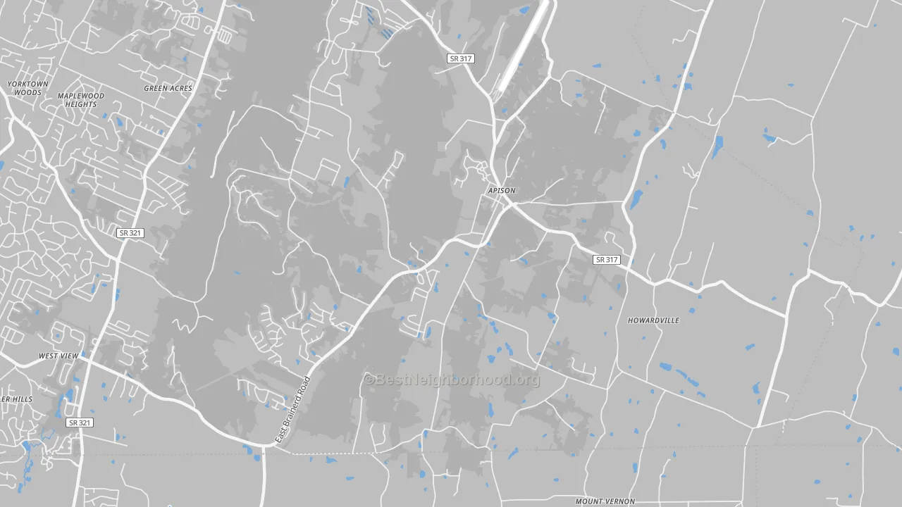 Transit Grade map of 37302, TN