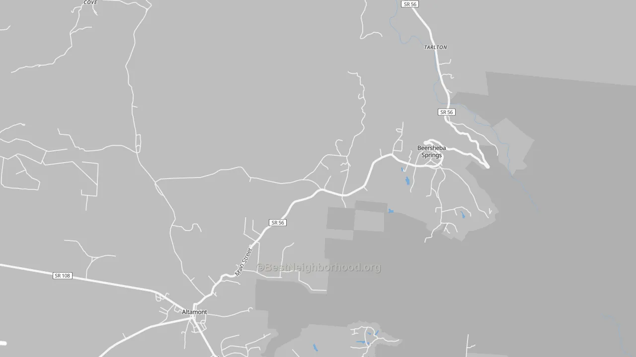 Transit Grade map of 37305, TN