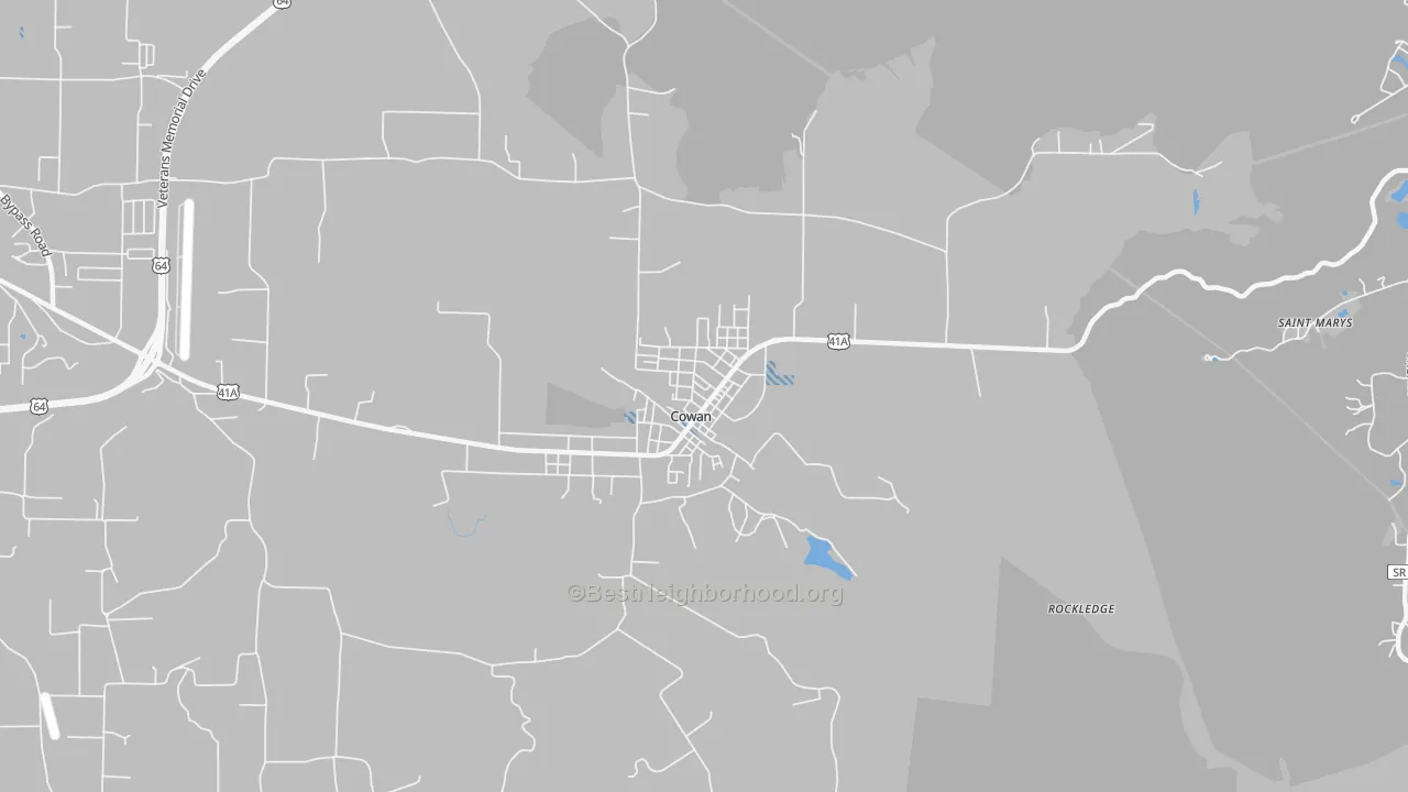 Transit Grade map of 37318, TN