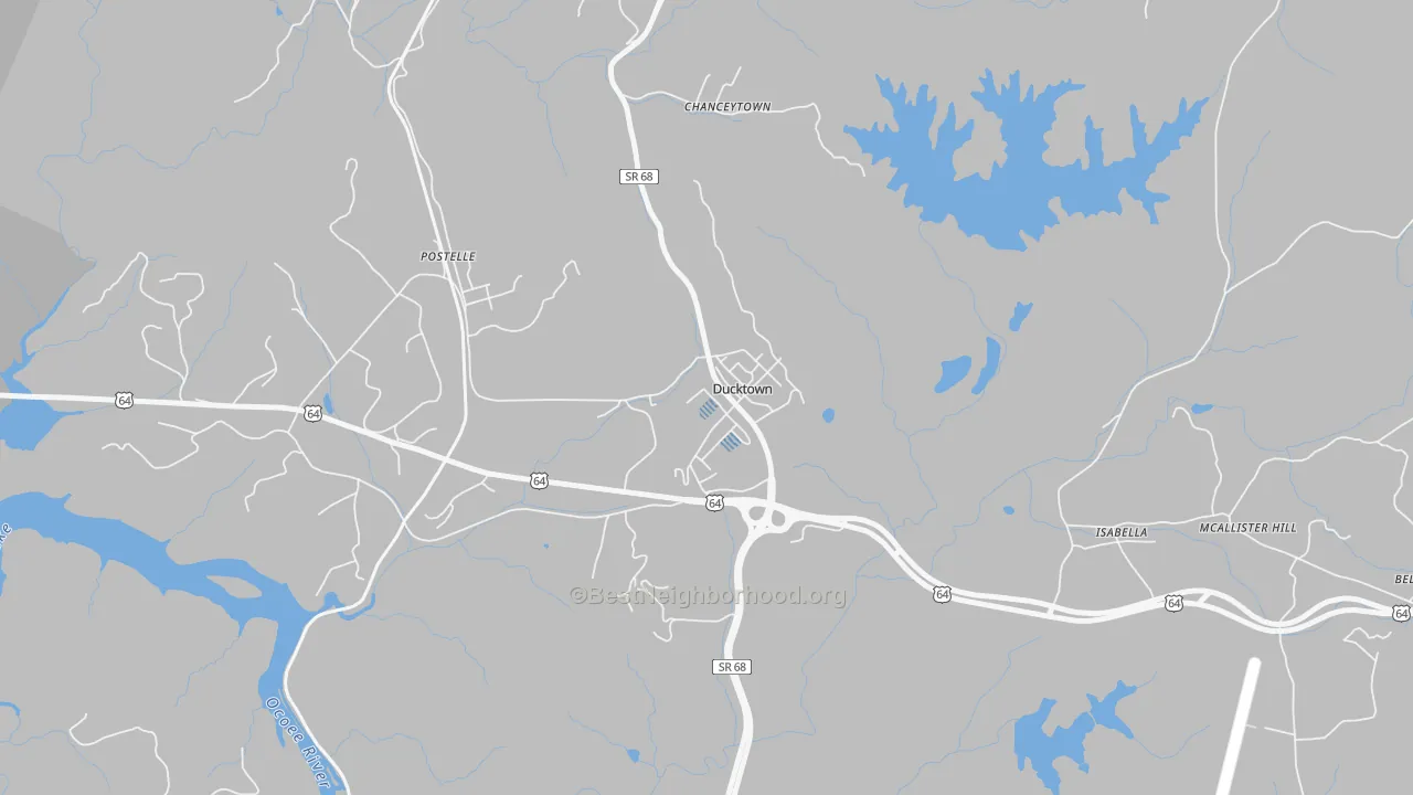 Transit Grade map of 37326, TN