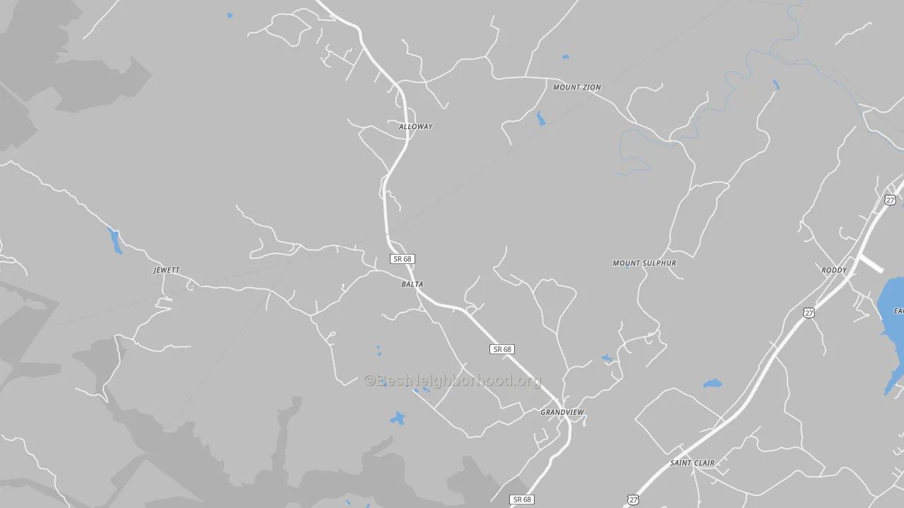 Transit Grade map of 37337, TN