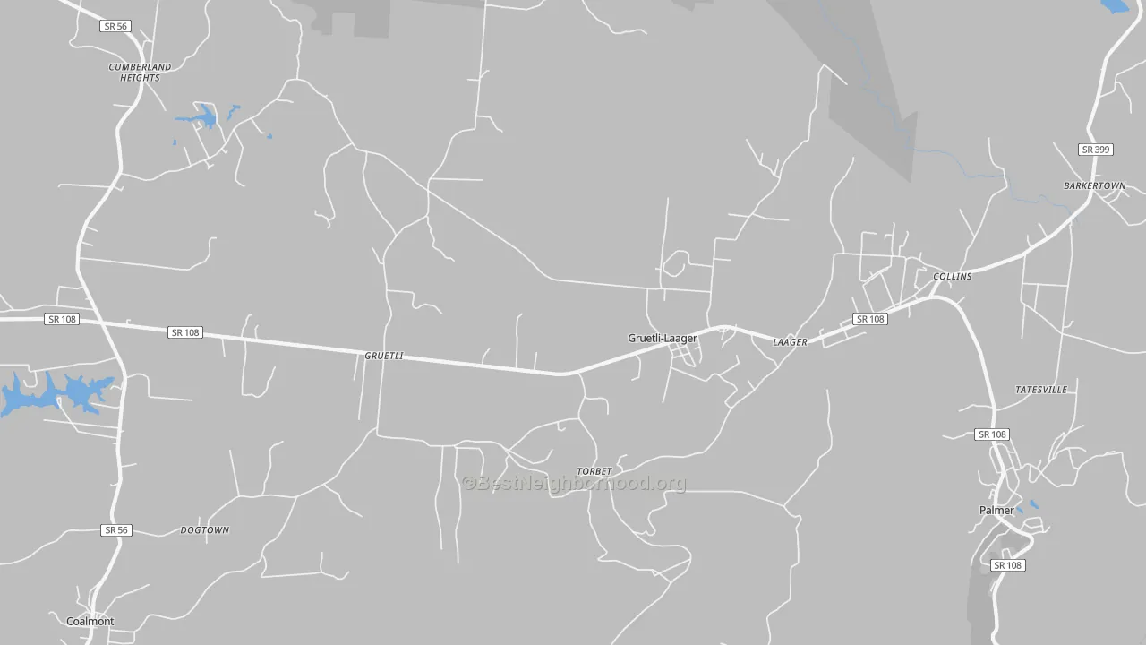 Transit Grade map of 37339, TN