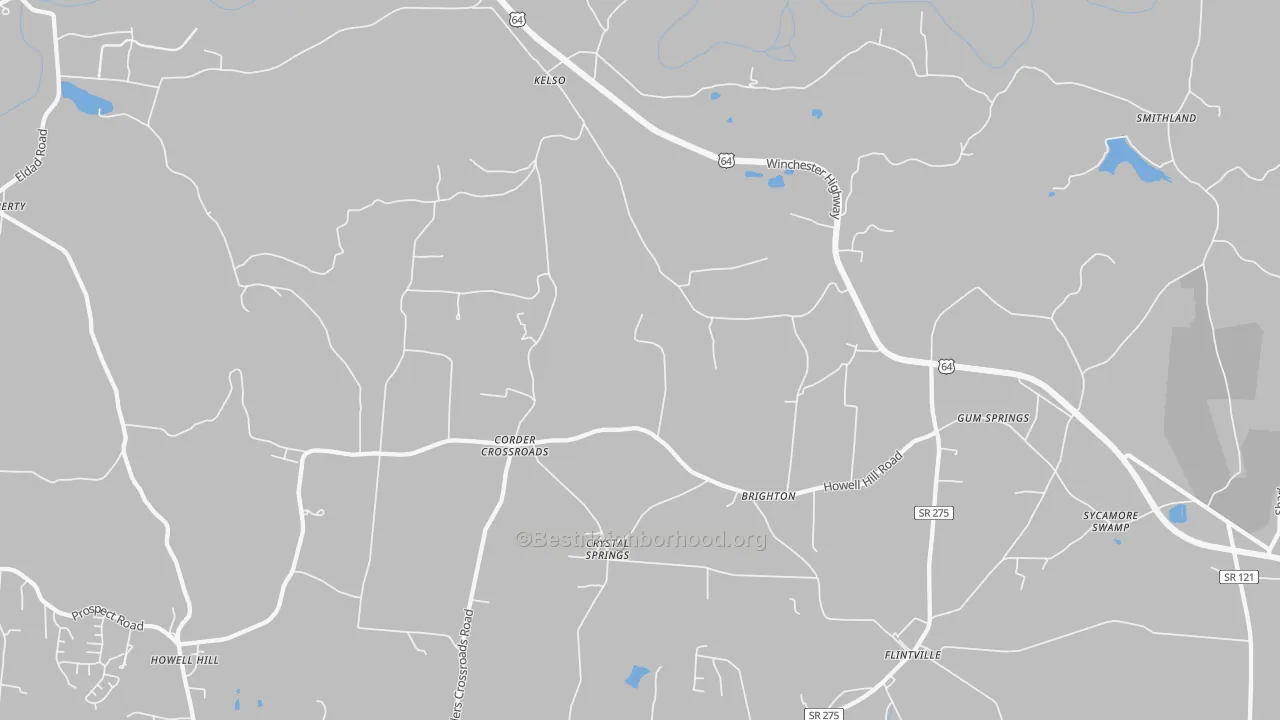 Transit Grade map of 37348, TN