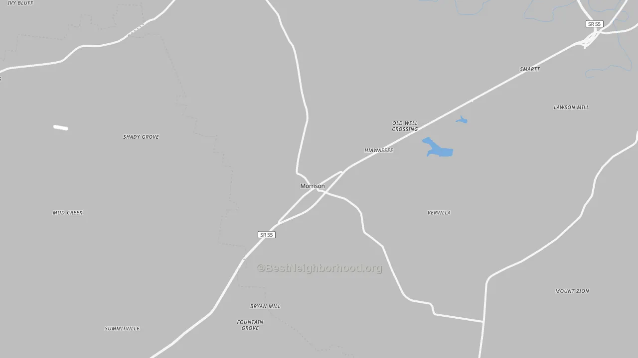 Transit Grade map of 37357, TN