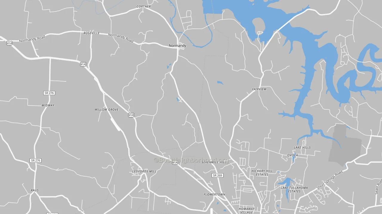 Transit Grade map of 37360, TN