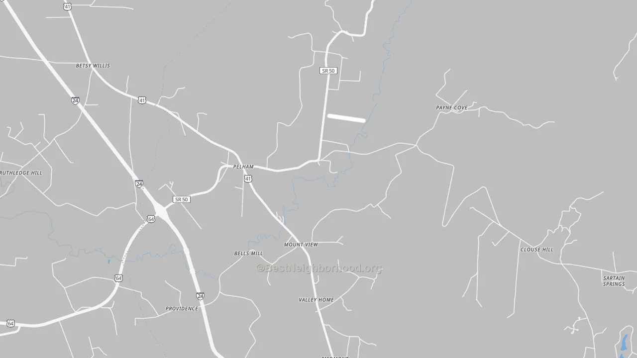 Transit Grade map of 37366, TN