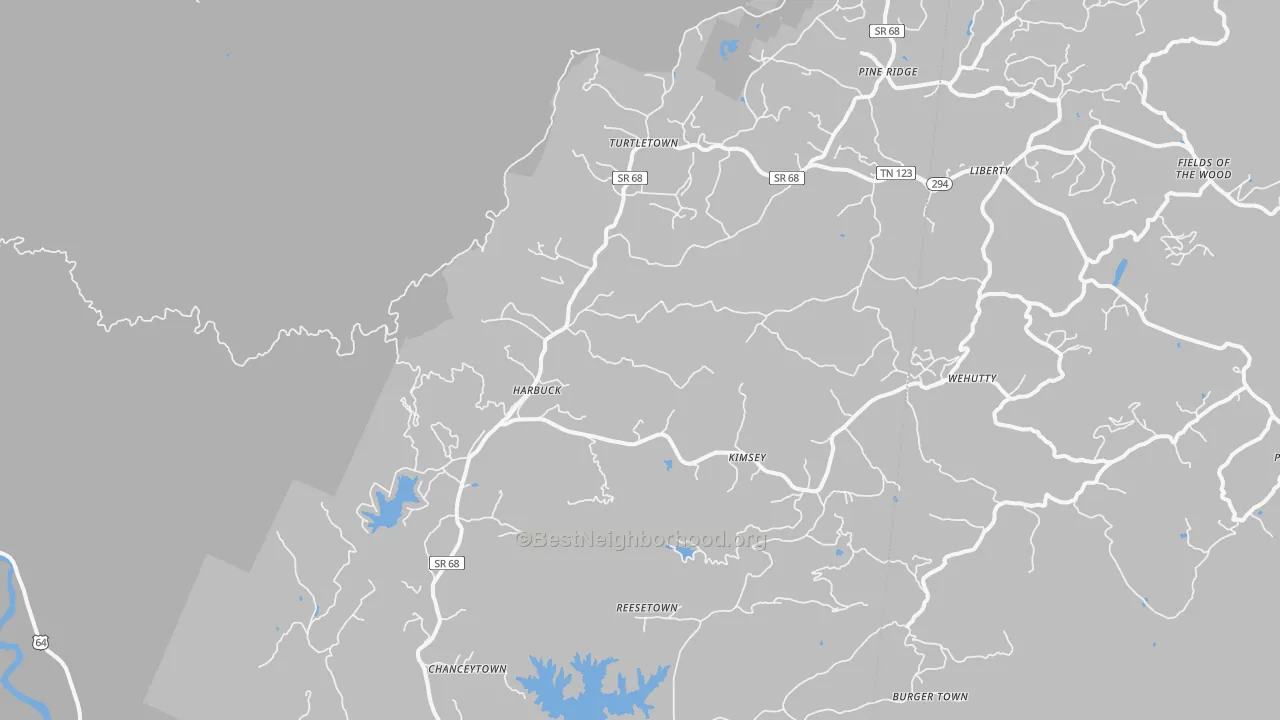 Transit Grade map of 37391, TN
