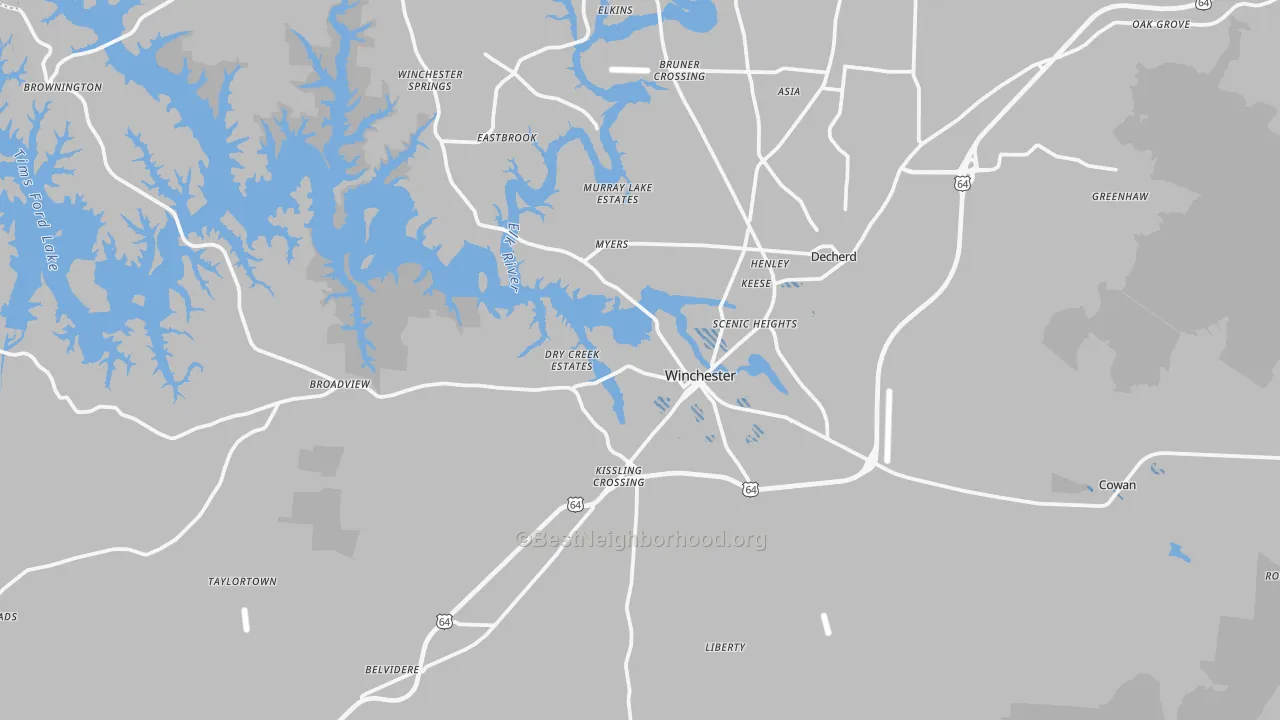 Transit Grade map of 37398, TN
