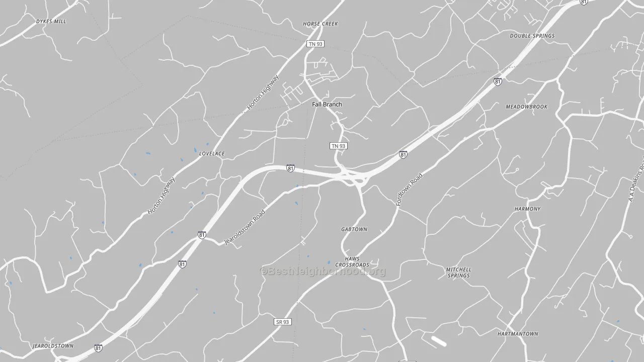 Transit Grade map of 37656, TN