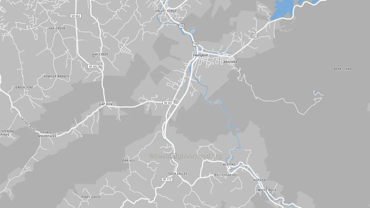 Transit Grade map of 37658, TN