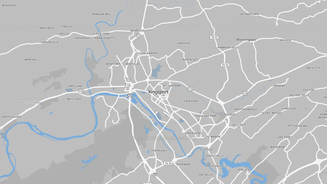 Transit Grade map of 37660, TN