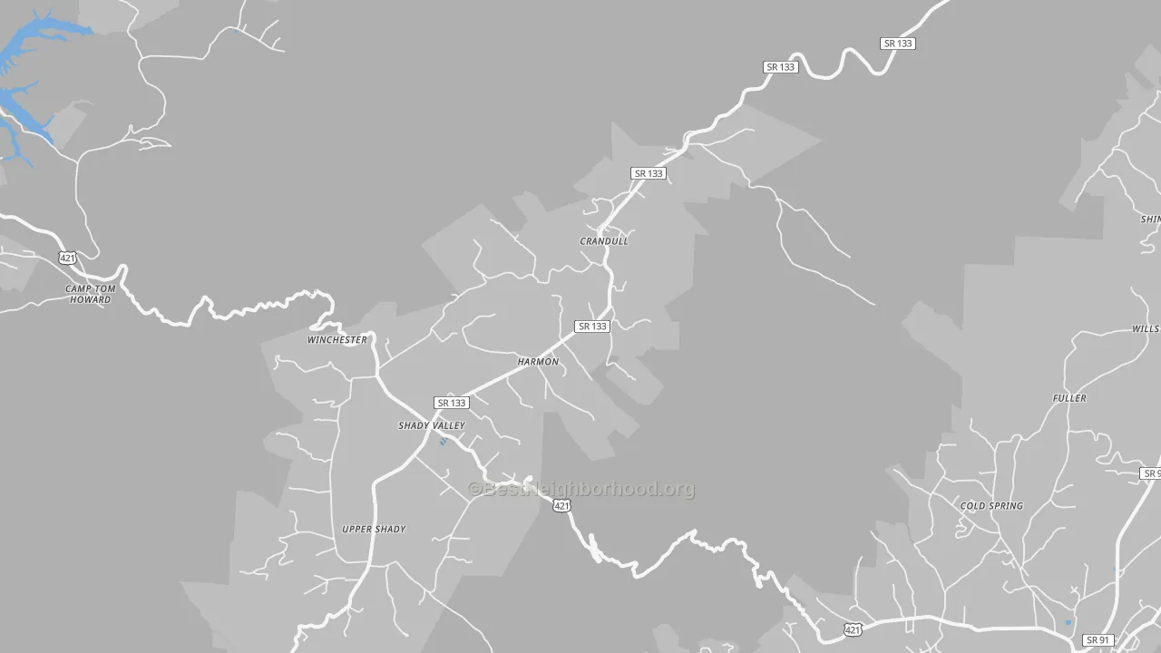 Transit Grade map of 37688, TN