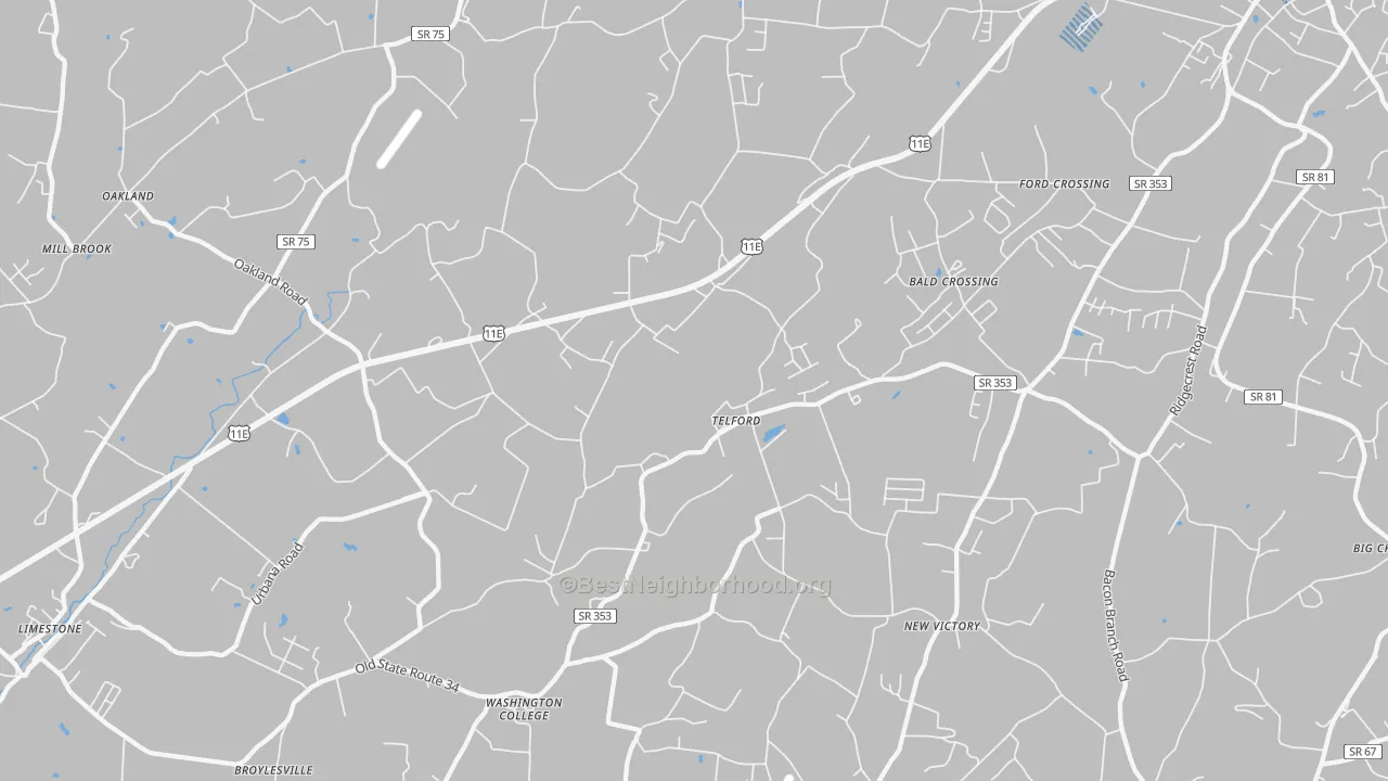 Transit Grade map of 37690, TN