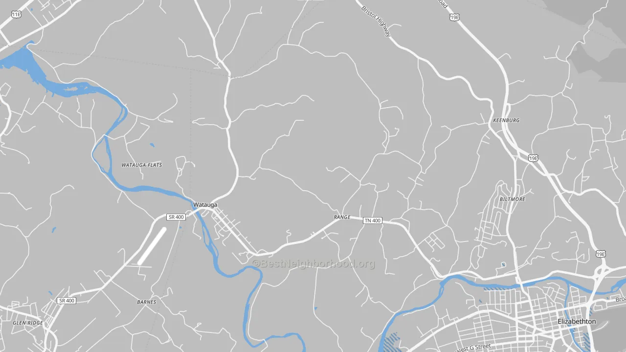 Transit Grade map of 37694, TN