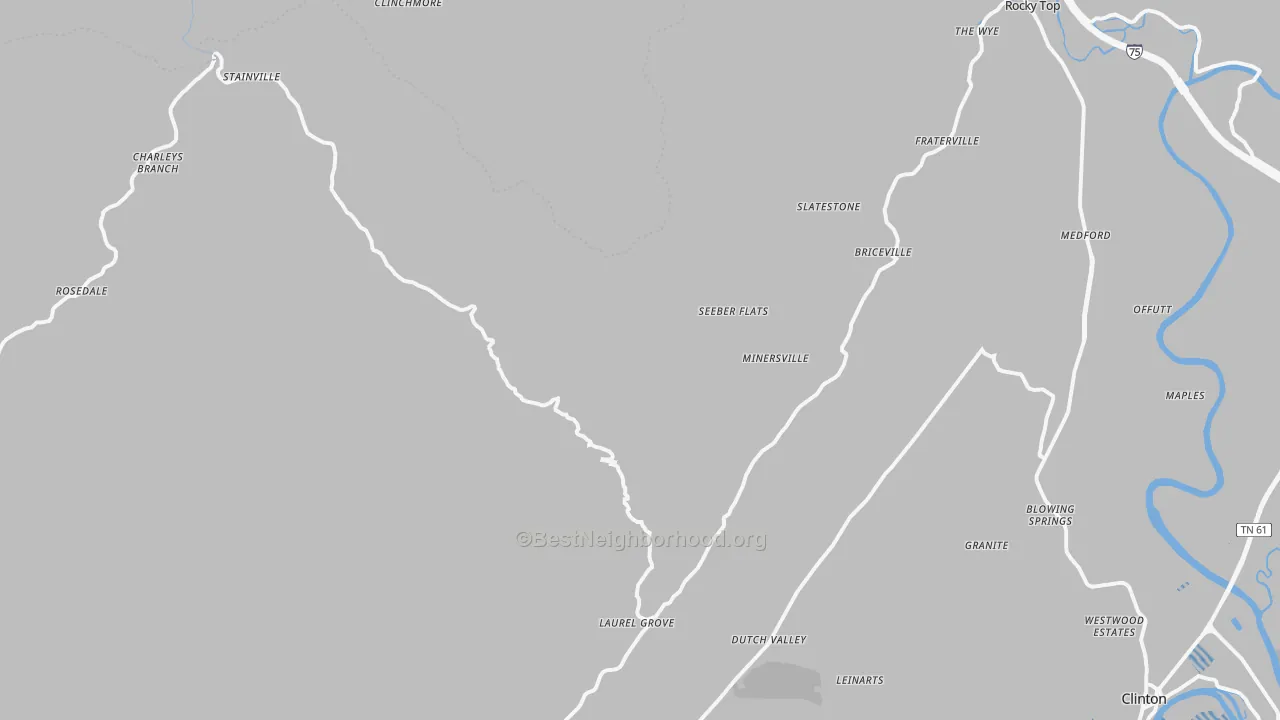 Transit Grade map of 37710, TN