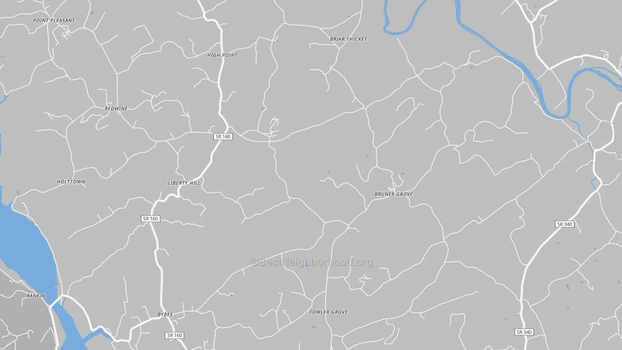 Transit Grade map of 37713, TN