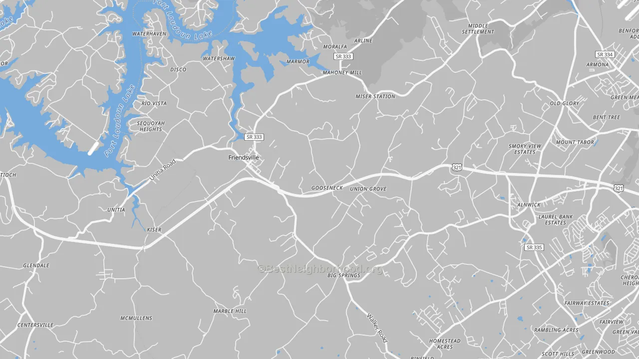 Transit Grade map of 37737, TN