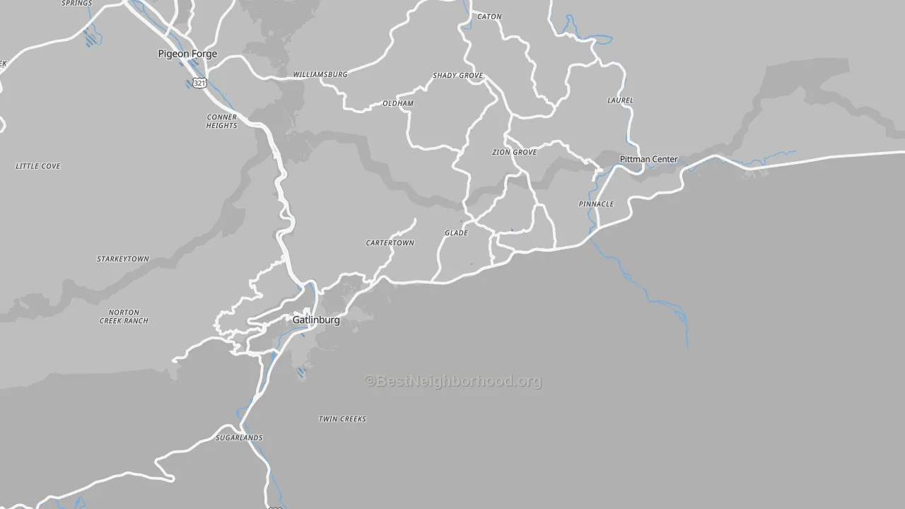 Transit Grade map of 37738, TN