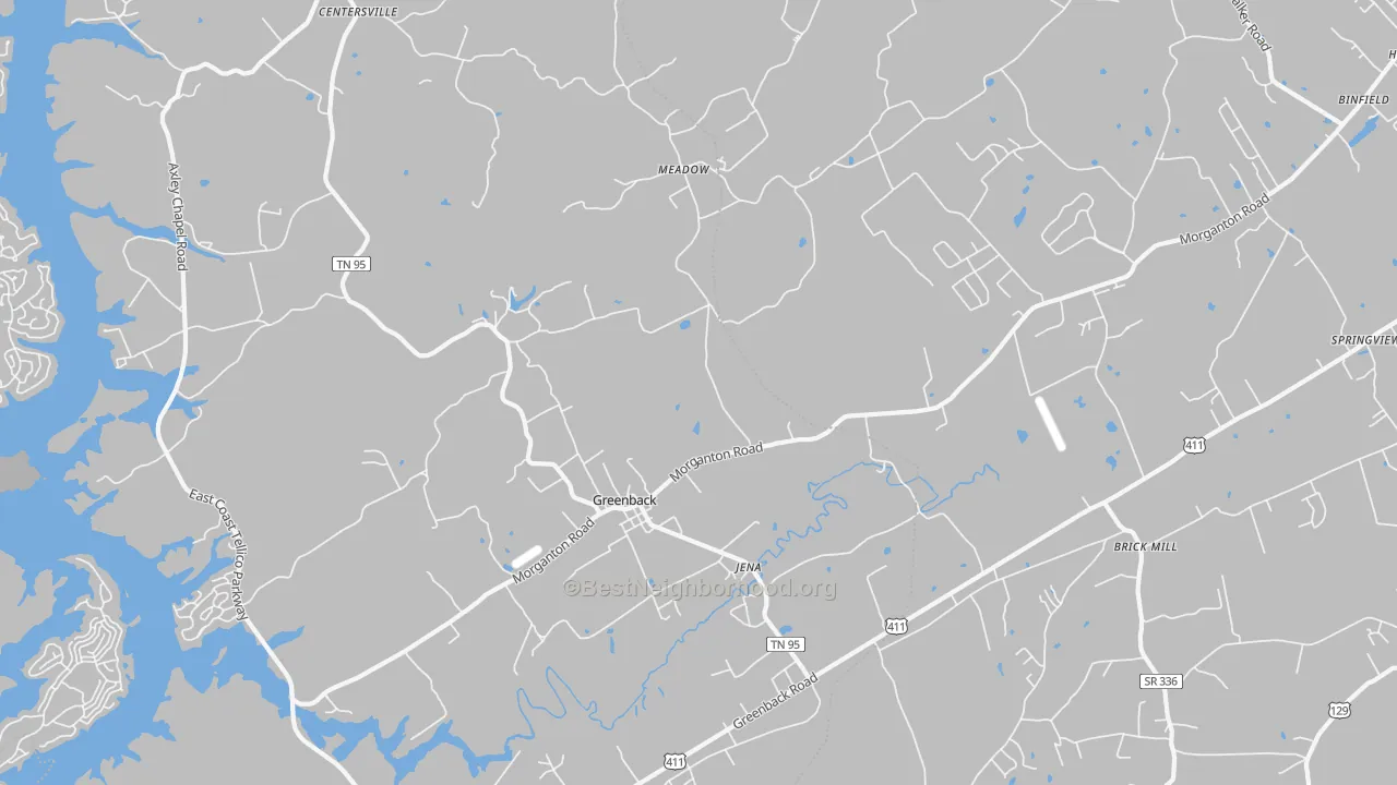 Transit Grade map of 37742, TN
