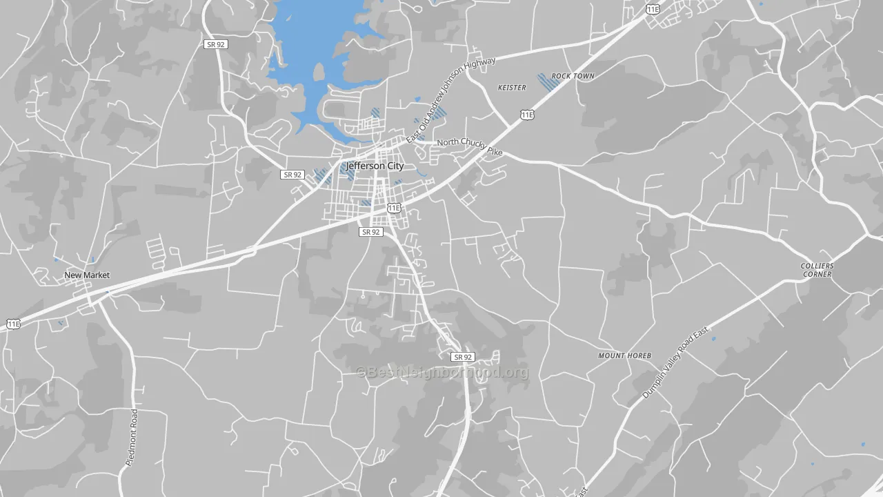 Transit Grade map of 37760, TN