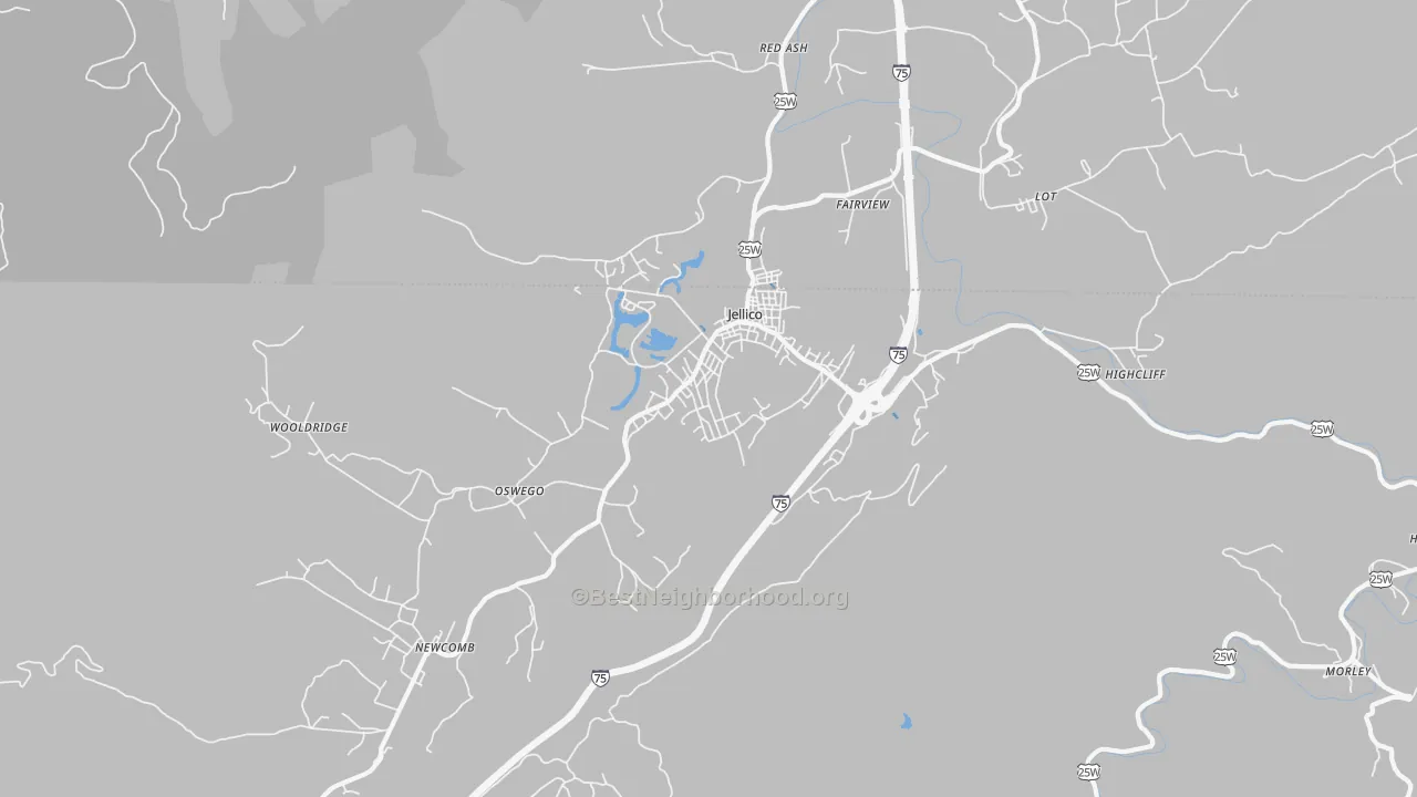 Transit Grade map of 37762, TN