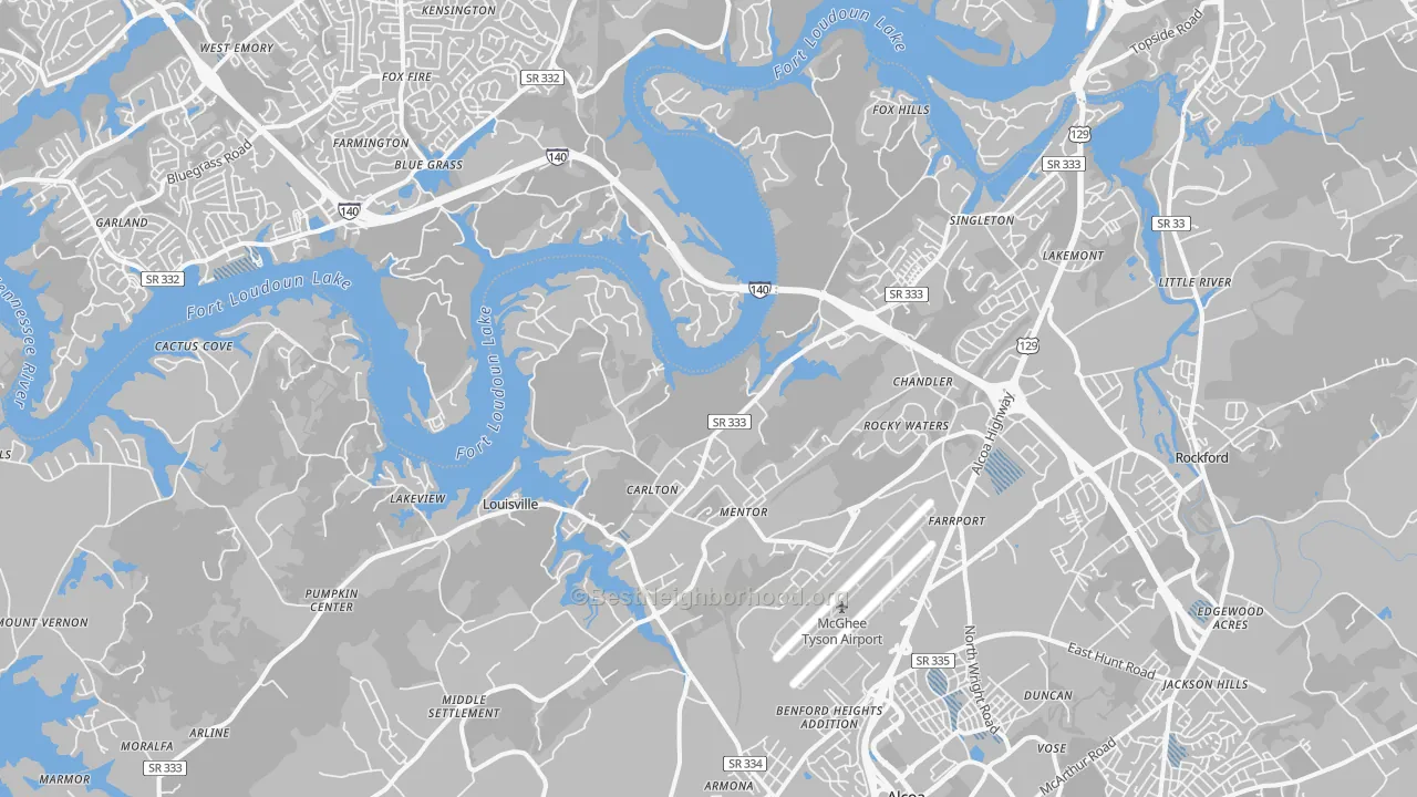 Transit Grade map of 37777, TN