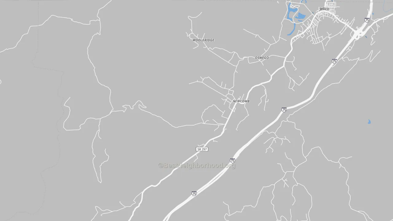 Transit Grade map of 37819, TN