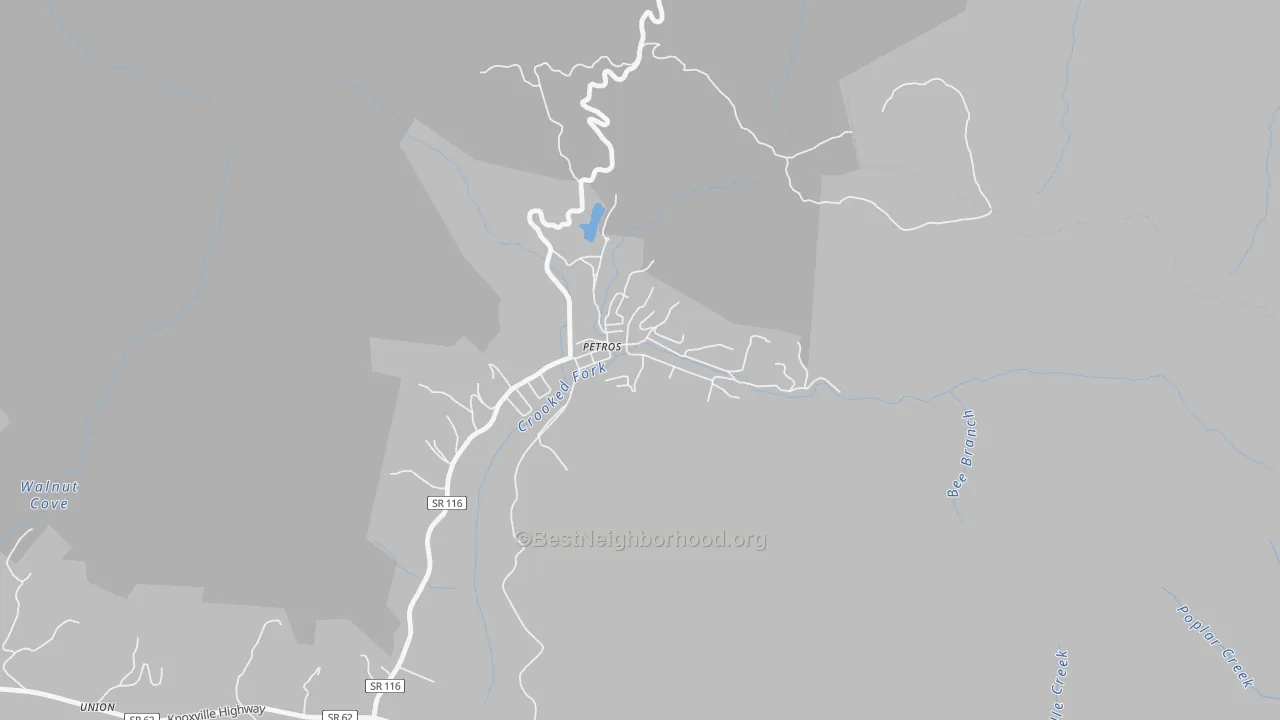 Transit Grade map of 37845, TN
