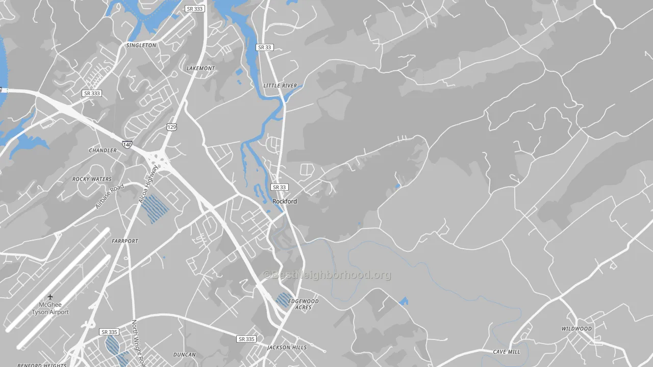 Transit Grade map of 37853, TN