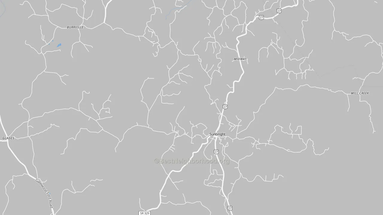 Transit Grade map of 37872, TN