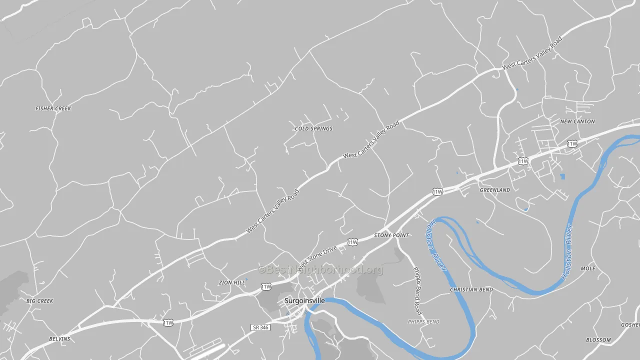 Transit Grade map of 37873, TN