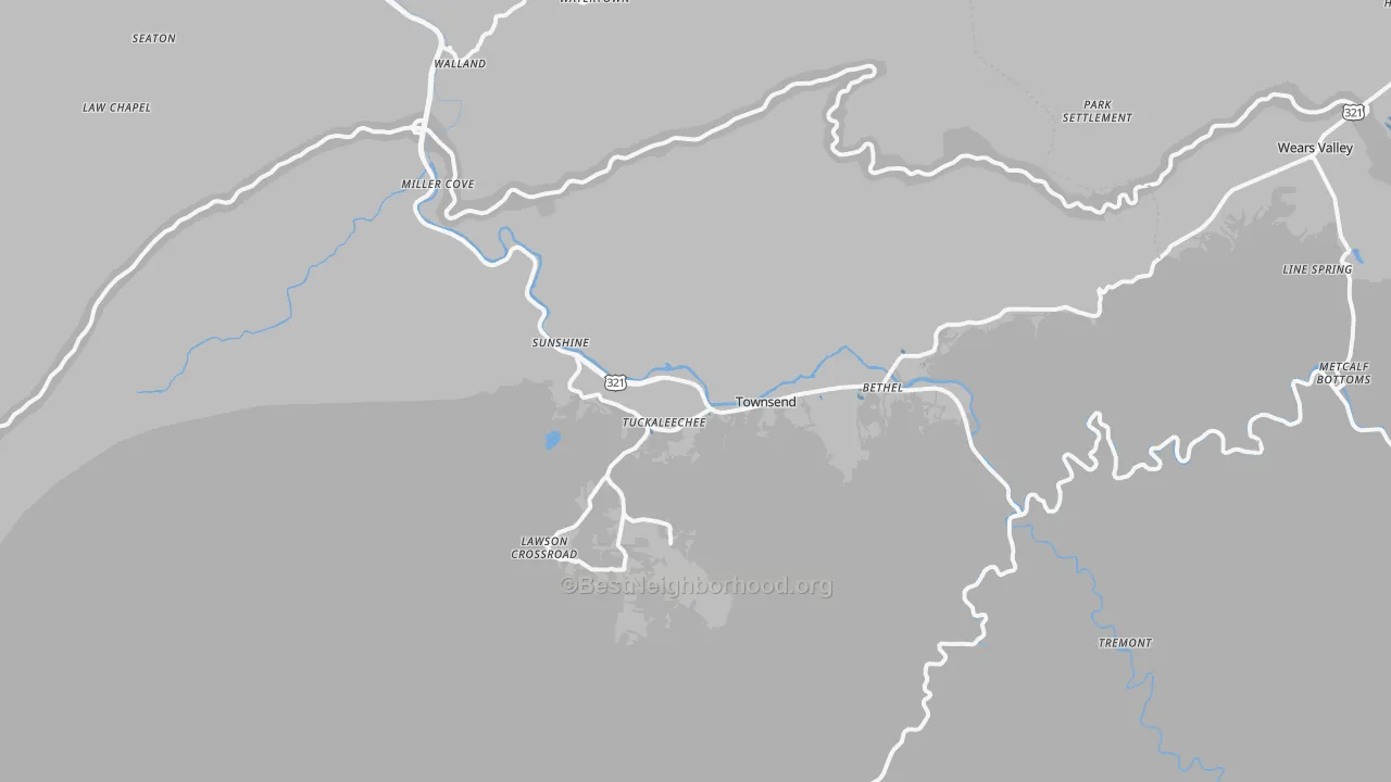Transit Grade map of 37882, TN