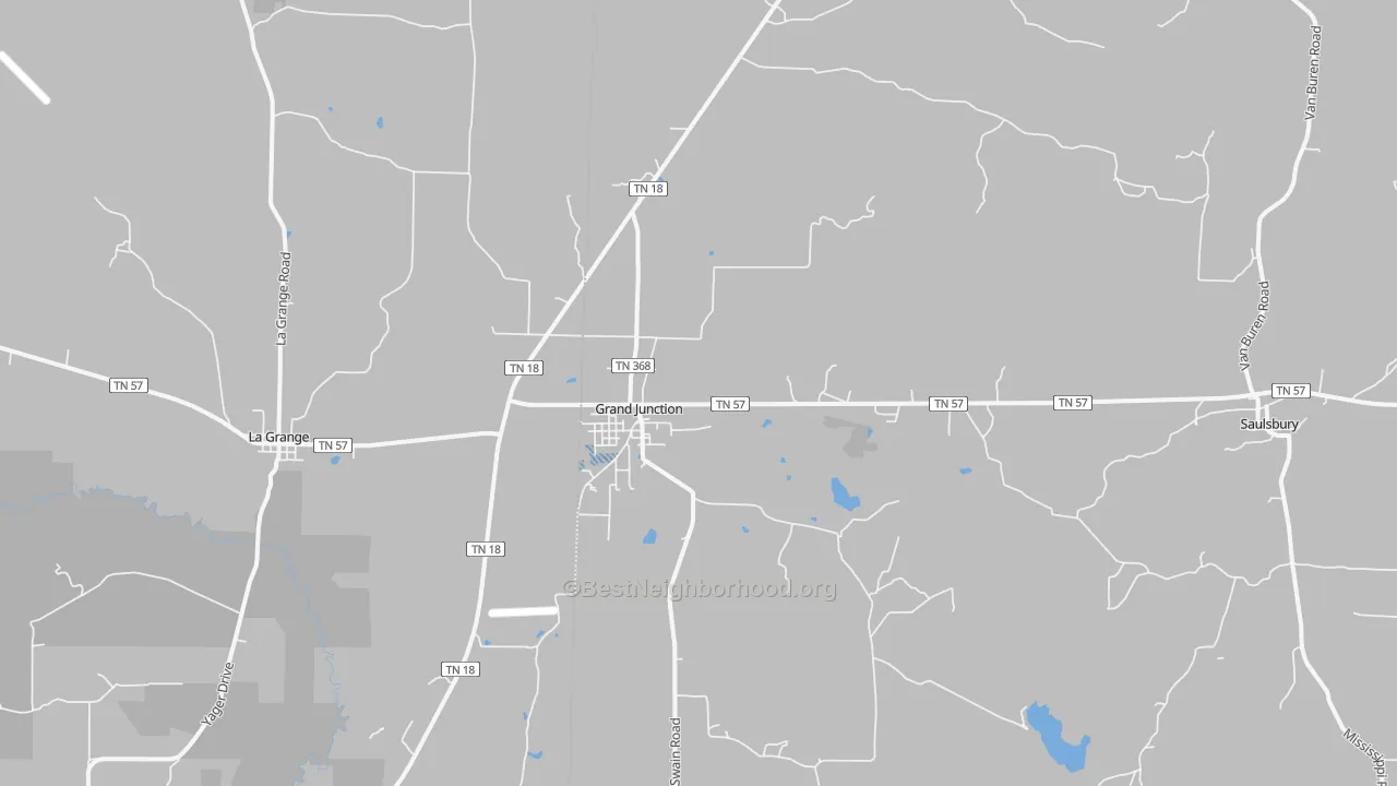 Transit Grade map of 38039, TN