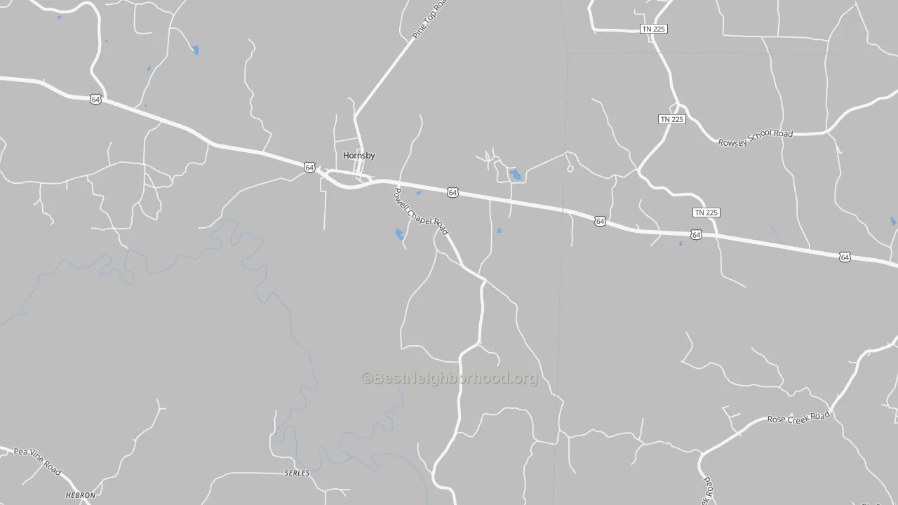 Transit Grade map of 38044, TN