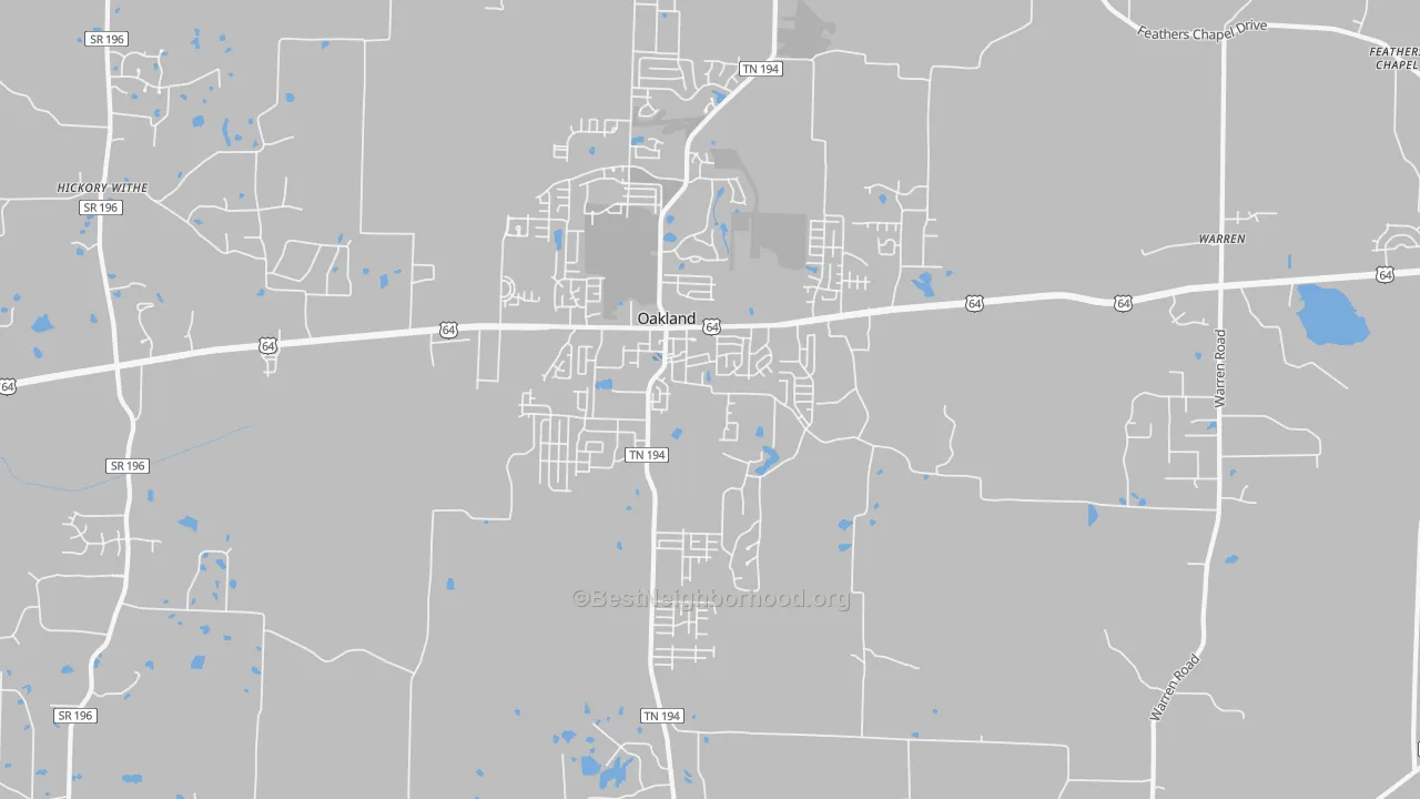 Transit Grade map of 38060, TN