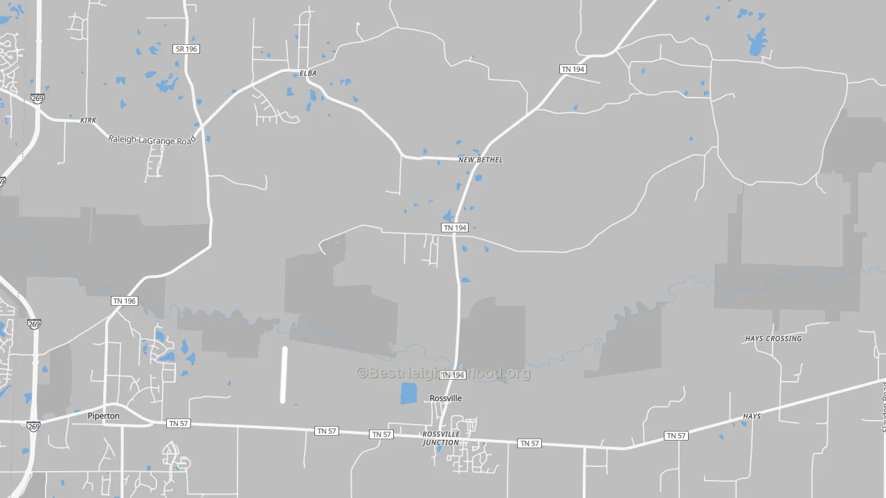 Transit Grade map of 38066, TN