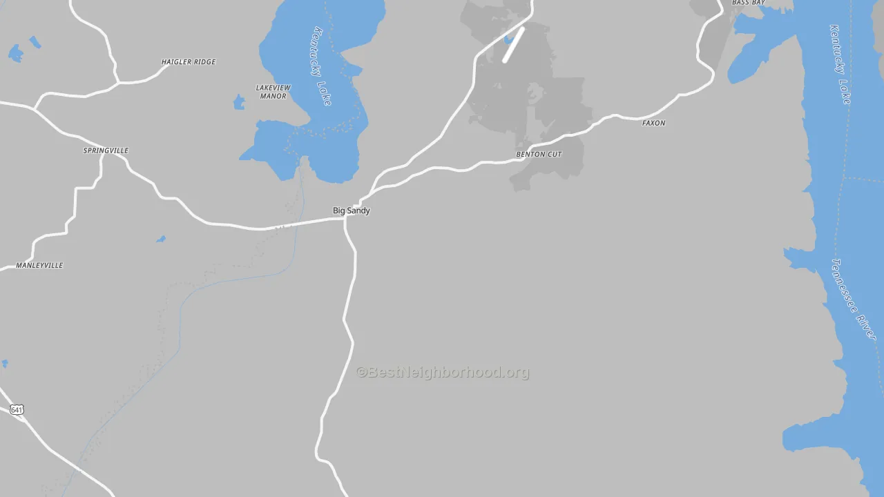 Transit Grade map of 38221, TN