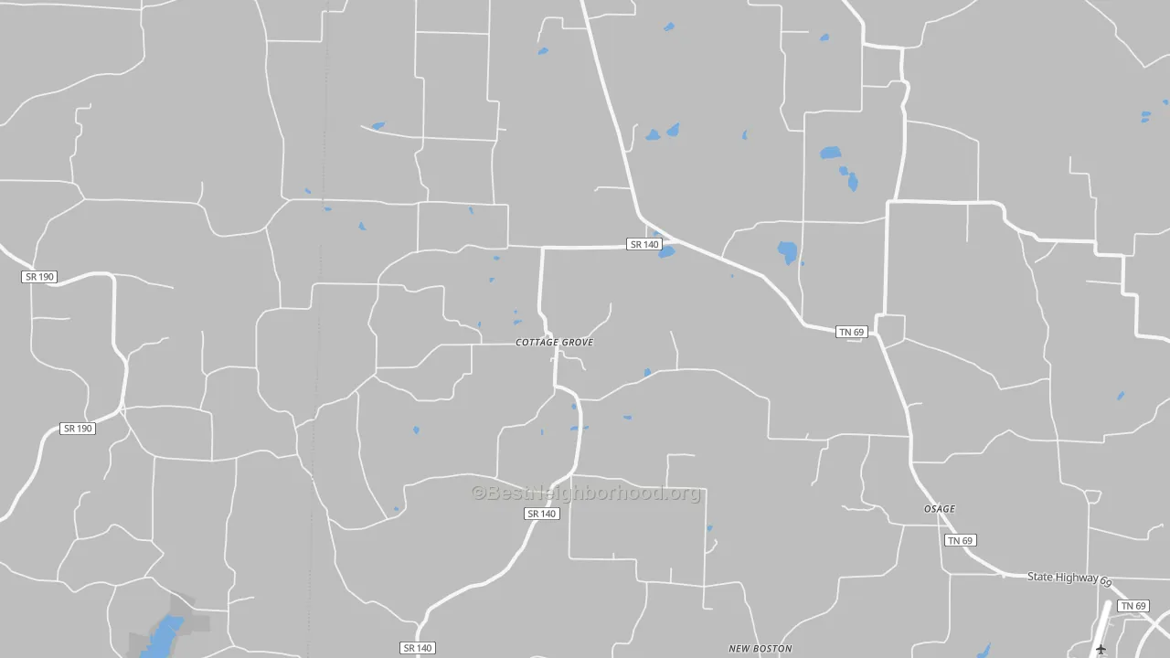 Transit Grade map of 38224, TN