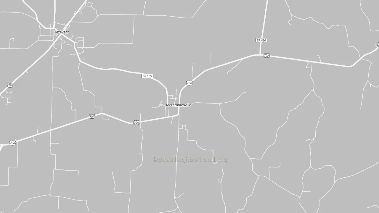 Transit Grade map of 38235, TN
