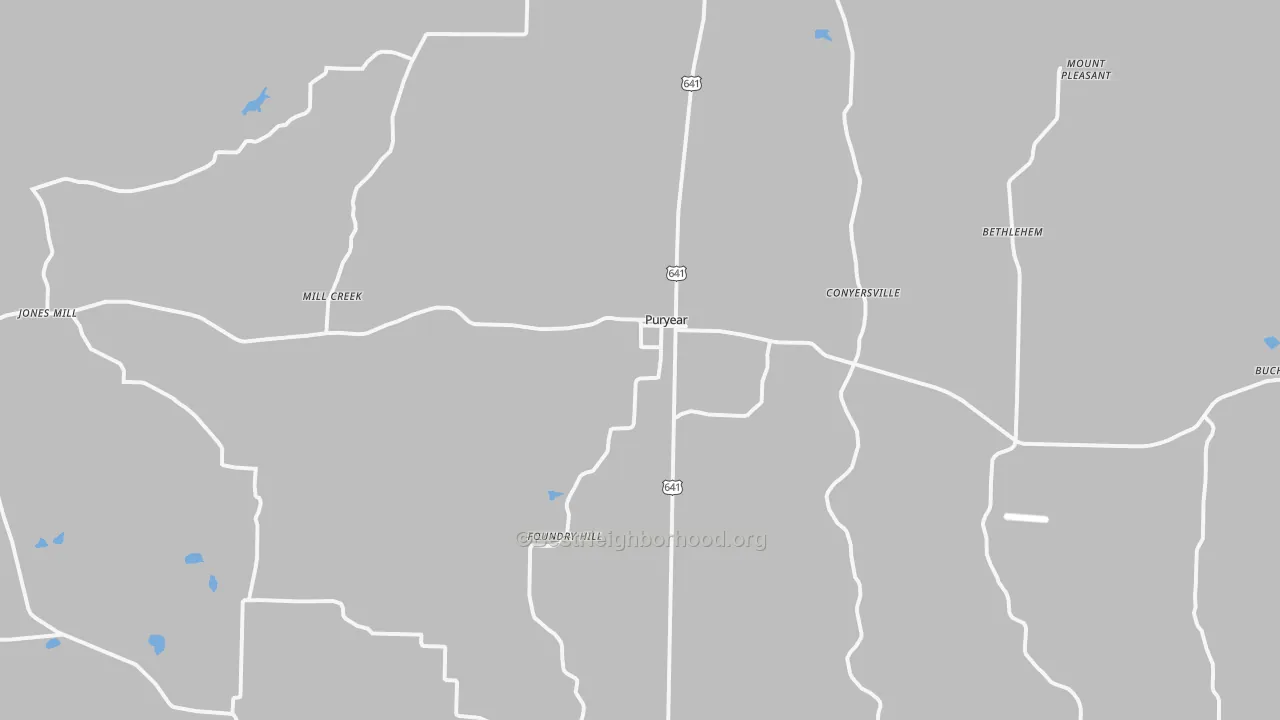 Transit Grade map of 38251, TN
